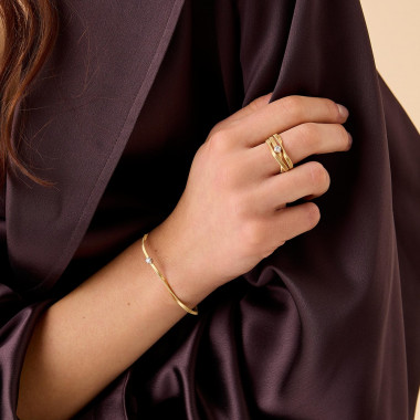 Marco Bicego Marrakech Armband und Ring, AG364_B8_YW_M5 u. SG337_B8_YW_M5